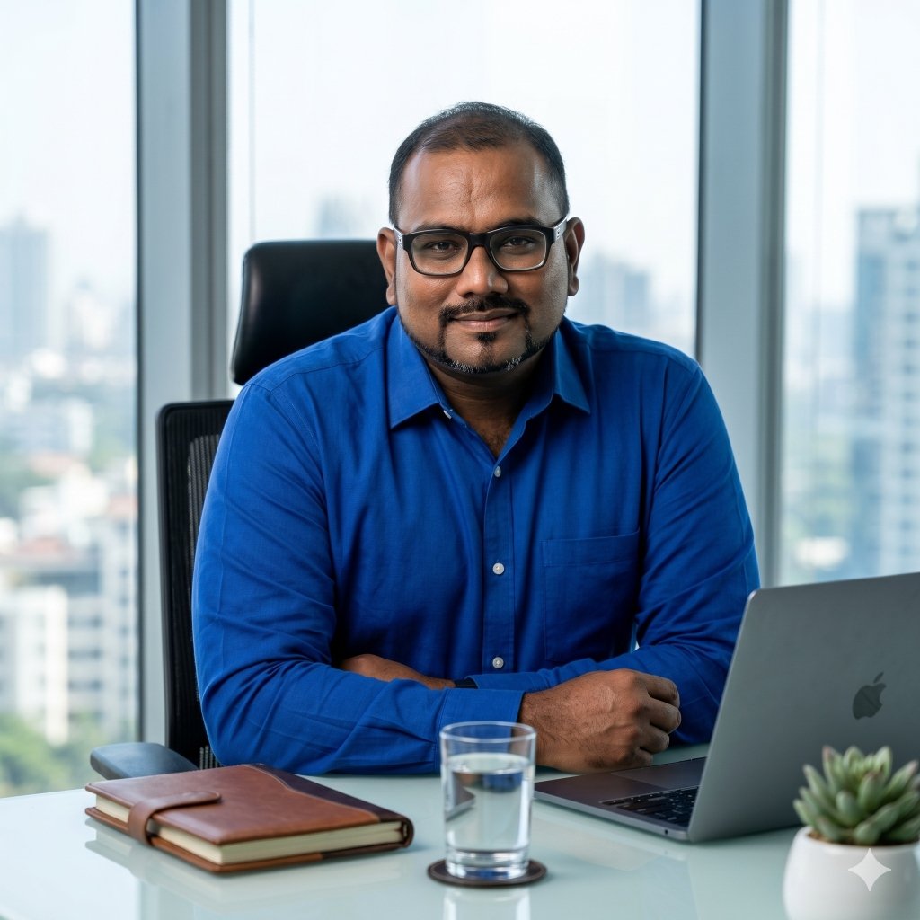 Piyush Thakur Speaking casual shirt headshot