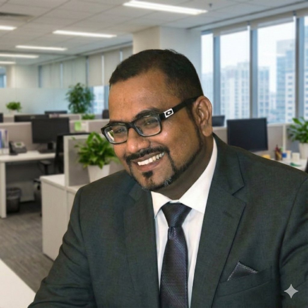 Piyush Thakur Office settings headshot